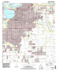 1994 Map of Lake Charles, LA — High-Res | Pastmaps